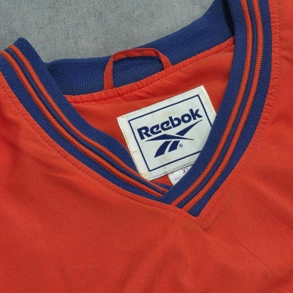 Vintage 80s 90s Reebok Florida Gators red windbreaker jacket orange blue nfl XL - Picture 3 of 4